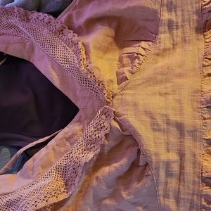 Old navy cotton & lace top